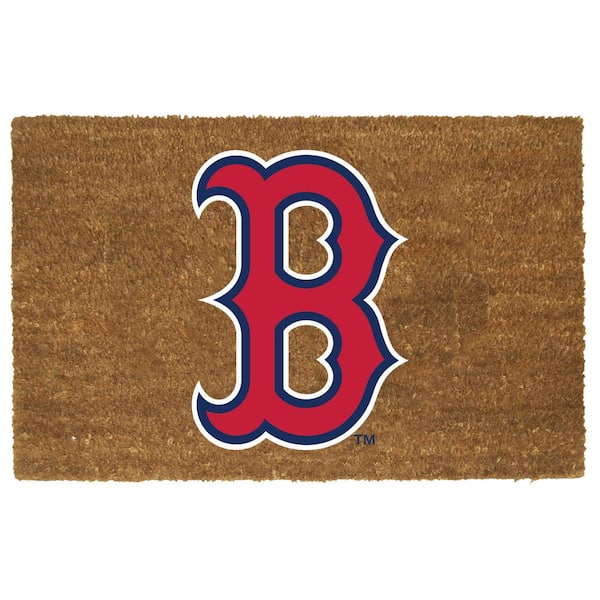 The Memory Company Boston Red Sox 29.5 in. x 19.5 in. Coir Fiber Colored Logo Door Mat