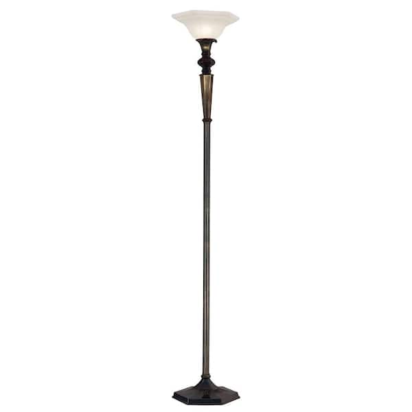 Kenroy Home Georgetown 72in. Golden Bronze Torchiere-DISCONTINUED