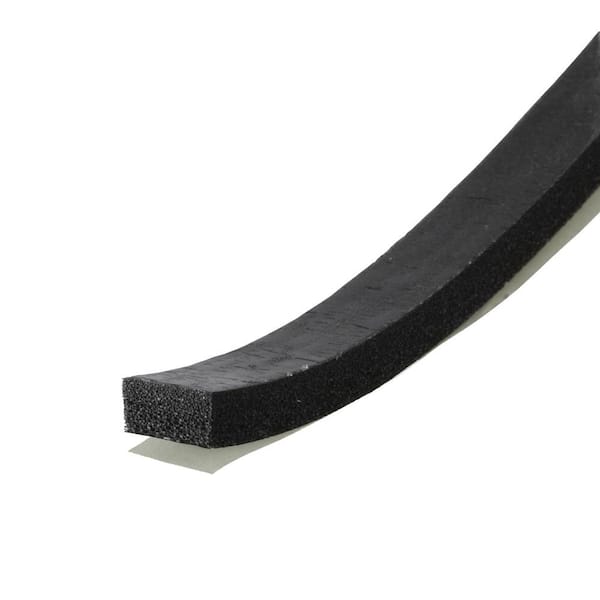 M-D Building Products 1/4 in. x 1/2 in. x 10 ft. Black Sponge Window Seal for Ex-Small Gaps