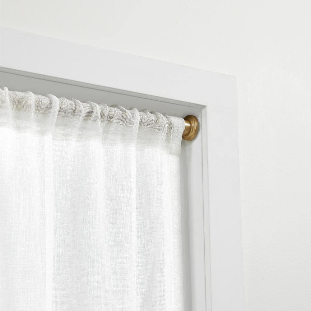 Gold Adjustable Steel Tension Rod, 24"-40"