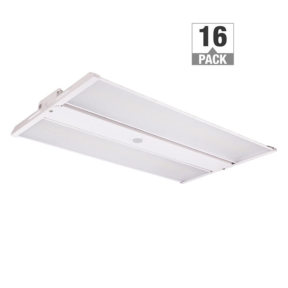 16-Pack 2 ft. 400-Watt Equivalent Thin Profile LED Dimmable White High Bay Light 4000K 5000K 31,500LM Workshop Garage price history on PriceWatchPro