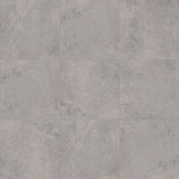 Soreno Grigio 24 in. x 24 in. Matte Porcelain Stone Look Floor and Wall Tile (480 sq. ft./Pallet)