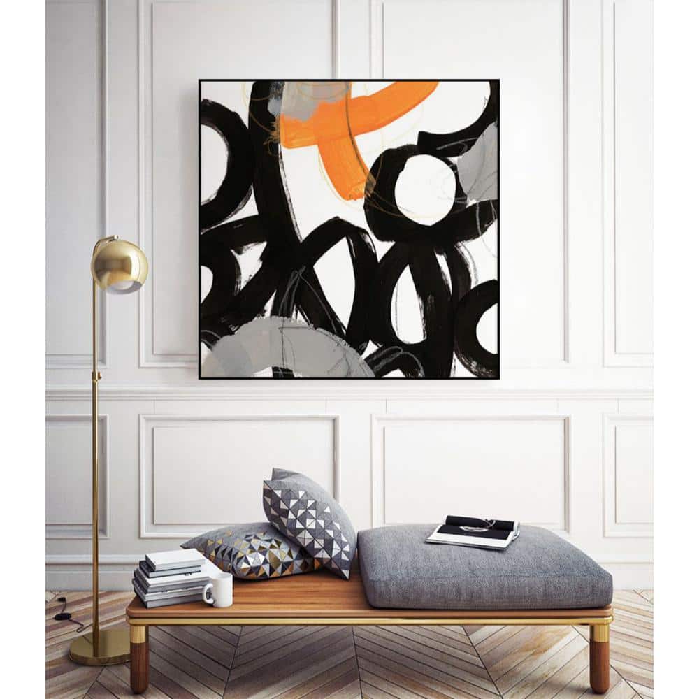 20 in. x 20 in. Chromatic Impulse VI by June Erica Vess Framed Wall Ar