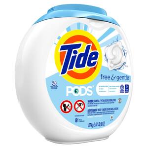 Free and Gentle Laundry Detergent Pods (81-Count)