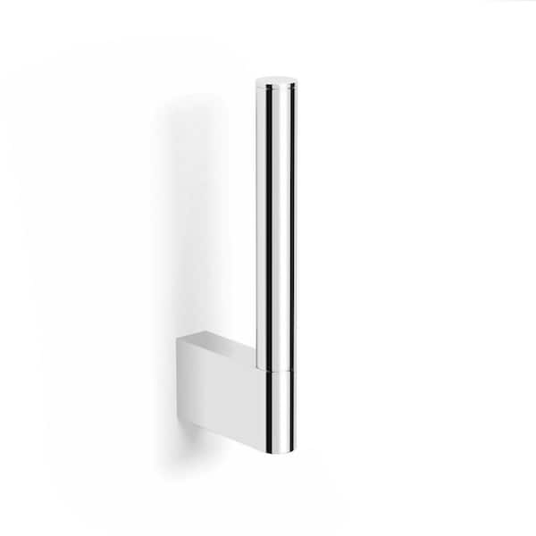 Ice Wall Mount Vertical Toilet Paper Holder in Polished Chrome