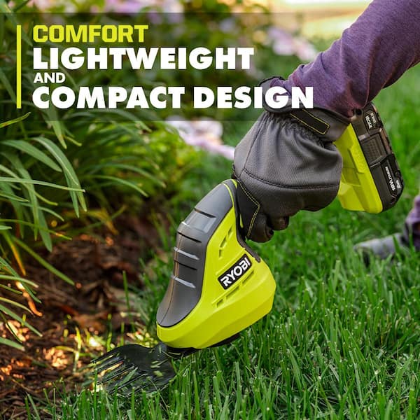 RYOBI ONE 18V Cordless Grass Shear and Shrubber Trimmer Tool