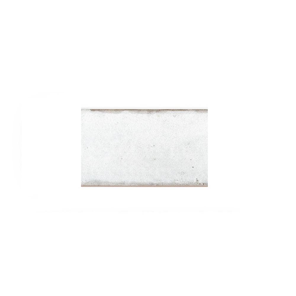 Take Home Tile Sample - Reina Cloud White 4 in. x 6 in. Gloss Subway Ceramic price history on PriceWatchPro
