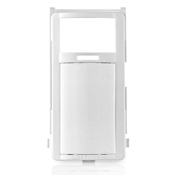 Motion Sensor Switch and Decora Humidity Sensor Switch Faceplate, White