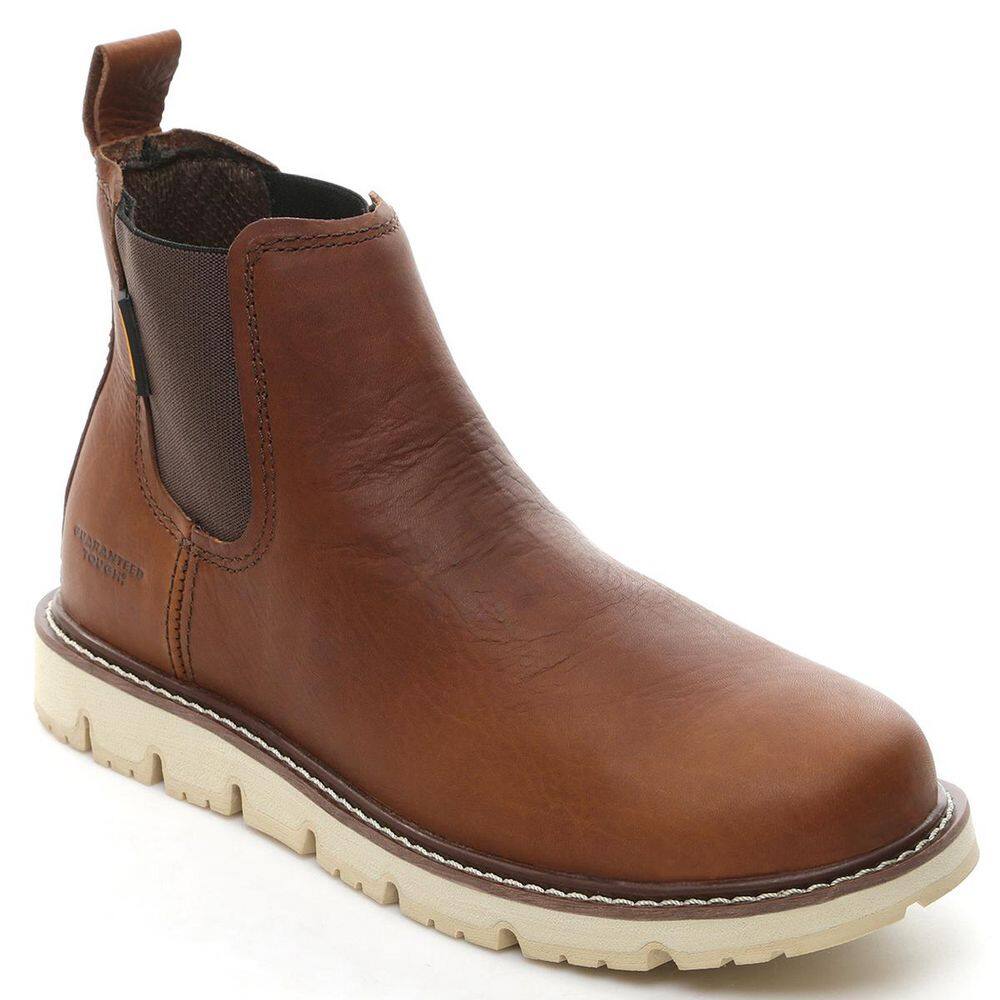 Men's Albany Pull On Soft Toe Medium 11.5 Work Boot Nature price history on PriceWatchPro