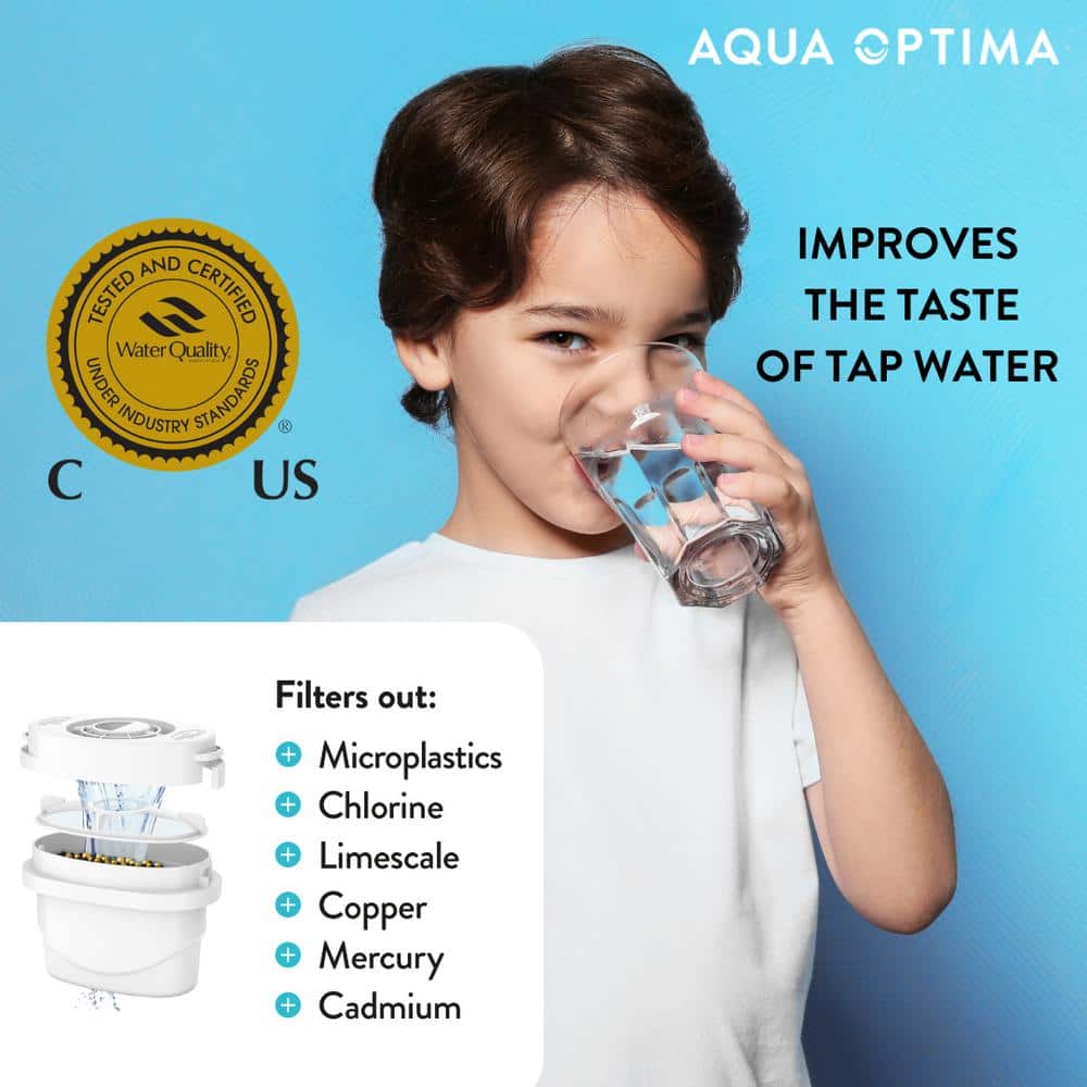 Aqua Optima Evolve+ Multi-Fit Replacement Water Filter Pack of 6