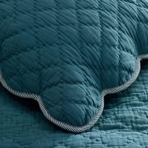 Company Cotton Giulietta Scallop Cotton Quilted Sham