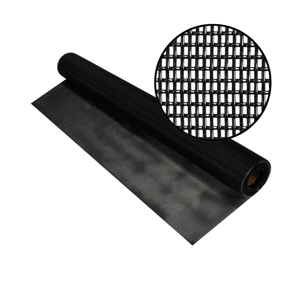 Phifer 96 in. x 25 ft. Black PetScreen 3036051 - The Home Depot