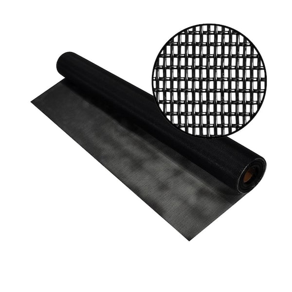 96 in. x 25 ft. Black PetScreen