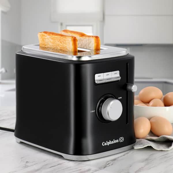 BLACK+DECKER 2-Slice Black 850-Watt Toaster
