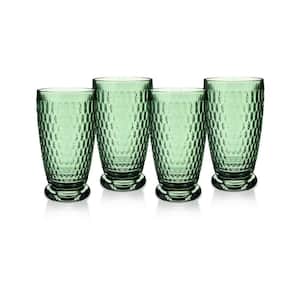 Boston Set of 4 Green Highball Glasses