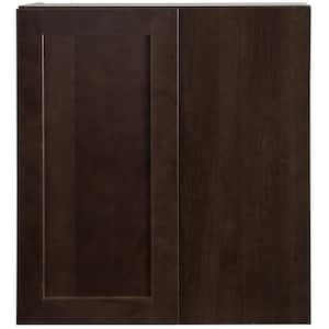 Edson Assembled 27x12.5x30 in. Blind Wall Corner Cabinet in Dusk