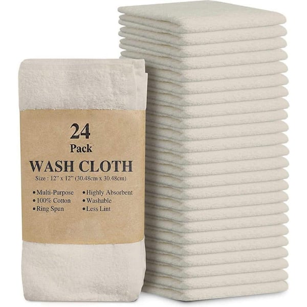 2 Pack 100% Cotton Guest Towels Small Hand Towel Face Cloth 30 x 50 cm  Kitchen