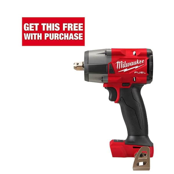 Milwaukee M18 FUEL GEN-2 18V Lithium-Ion Brushless Cordless Mid Torque 1/2 in. Impact Wrench with Pin Detent (Tool-Only)