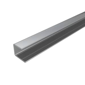 4 ft. Silver Aluminum Edge Profile (2-Pieces)