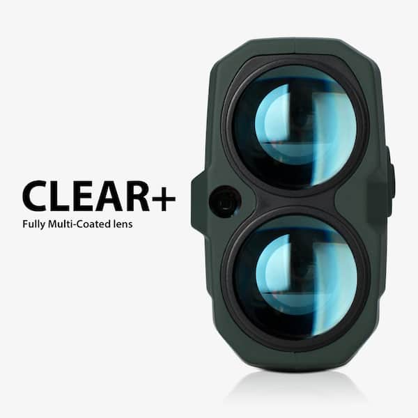 Dark Green Golf Rangefinder with 1200 Yards Laser and 6X Magnification Distance Measurement
