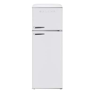 24 in. W 12.0 cu. ft. Retro Frost Free Top Freezer Refrigerator in White, ENERGY STAR