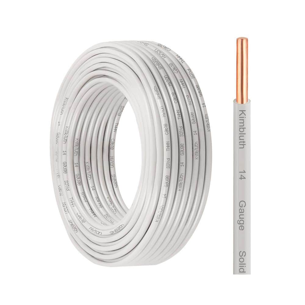 25 ft. 14 / 2 AWG Solid Copper Grounded Landscape Lighting Electrical Wire Nylon Jacket THHN Wire Cut Type price history on PriceWatchPro