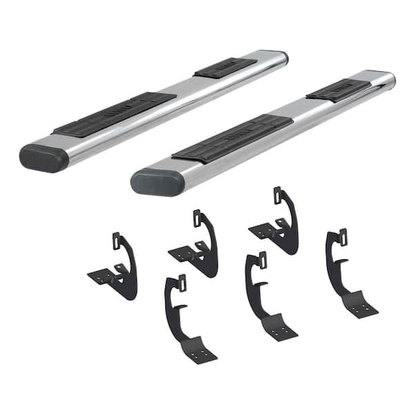 Aries 6 x 91-Inch Oval Polished Stainless Steel Nerf Bars, Select Chevrolet and GMC Trucks