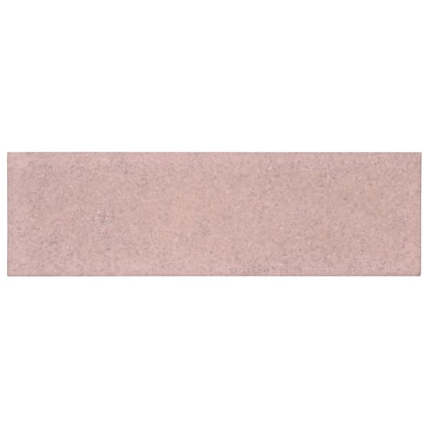 Ivy Hill Tile Vibe Blush 2.36 in. x 0.39 in. Glossy Lava Stone Subway ...