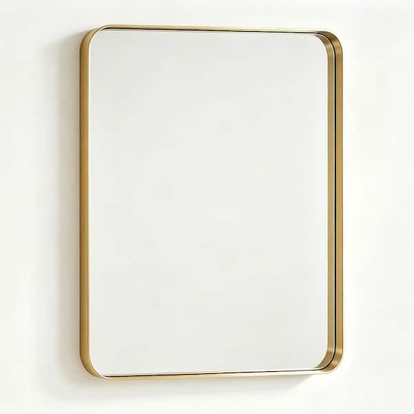 Relyblo 22 in. W x 30 in. H Rounded Rectangle Framed Wall Bathroom ...