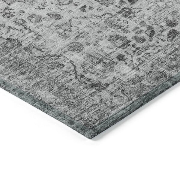 Chantille Machine Washable Indoor/Outdoor Abstract ACN1755 Gray 2 ft. x 3 ft. Accent Rug