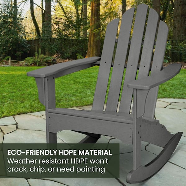 雪のchair Retro Bright Colored Adirondack Ski Chair With Natural Wood