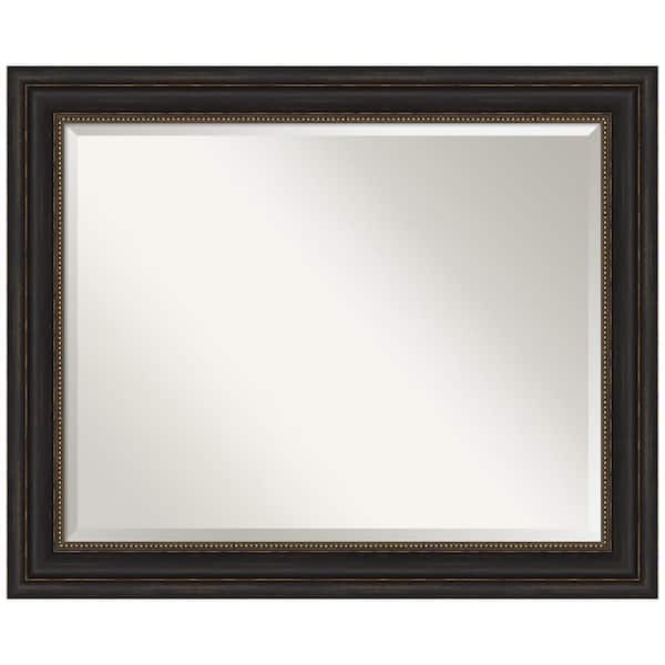 Amanti Art Accent Bronze 33 in. H x 27 in. W Framed Wall Mirror