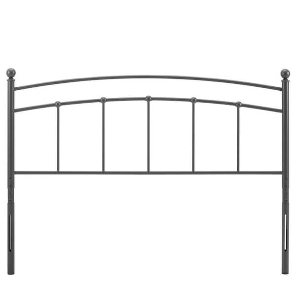 MODWAY Abigail Gray King Metal Headboard