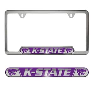 Kansas State Wildcats Embossed License Plate Frame 6.25 in. x 12.25 in.