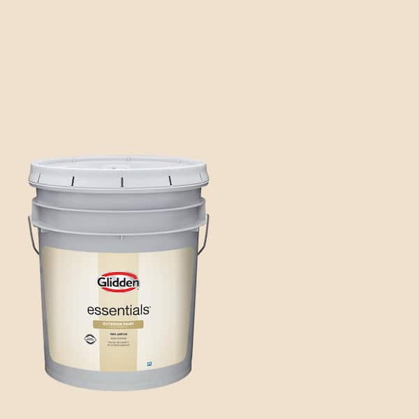Glidden Essentials 5 gal. PPG1077-1 Berkshire Lace Satin Exterior Paint