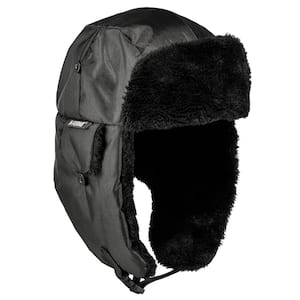 N-Ferno 6802Z S/M Black Zippered Trapper Hat