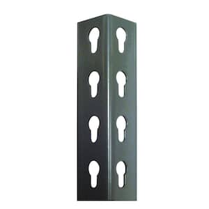 Series 200 2.5 Ft. H Individual Gray Steel Upright Post