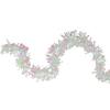 Northlight 12 ft. Unlit Starburst Iridescent and Gold Christmas Tinsel  Garland 32913344 - The Home Depot