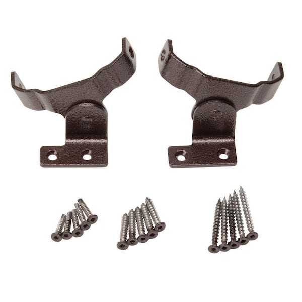 Marquee Railing Metal Bronze Right Multi-Angle Bracket Kit