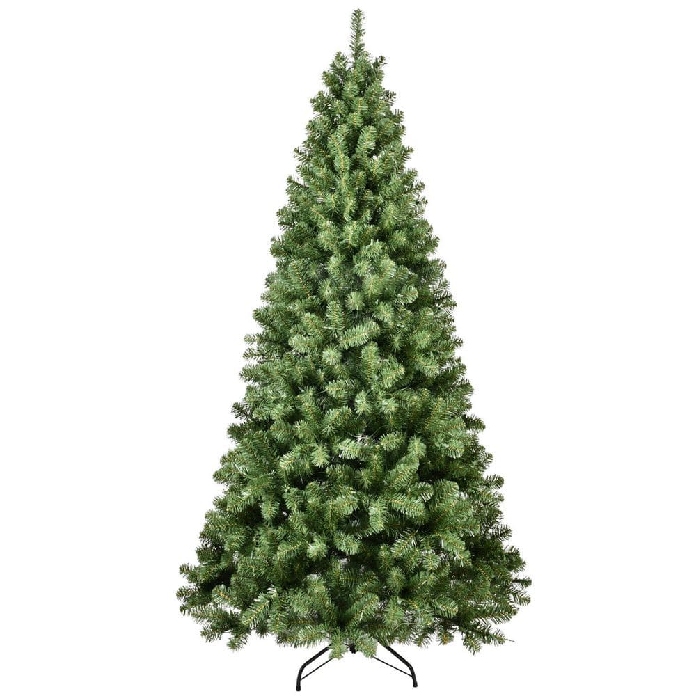 7 ft. Pre-Lit Christmas Tree Artificial Holiday Tree with 400 UL Lights, 1072 Tips, Auto-Unfold Memory Wire, Metal Stand price history on PriceWatchPro