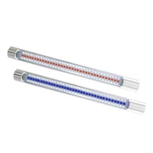 T-Top LED Tube Light with Aluminum Housing - 108 LED, White/Red