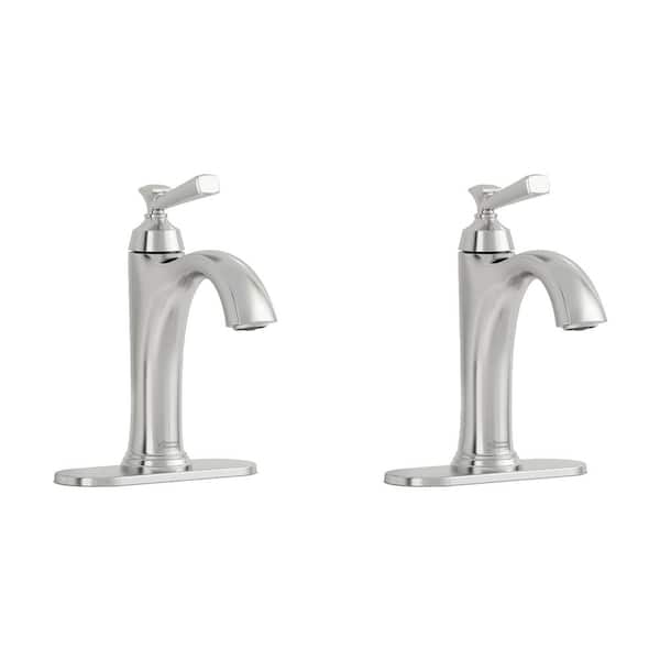 American Standard Rumson Single-Handle Single Hole Bathroom Faucet in Polished Chrome (2-pack)