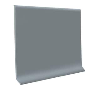 700 Series Steel Gray 0.125 in. x 4 in. x 48 in. Thermoplastic Rubber Wall Cove Base (30-Pieces)