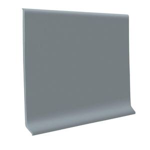 Steel Gray 4 in. x 120 ft. x 1/8 in. Vinyl Wall Cove Base Coil