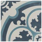Cemento Queen Mary Sky 7-7/8 in. x 7-7/8 in. Cement Floor and Wall Tile (5.4 sq. ft./Case)