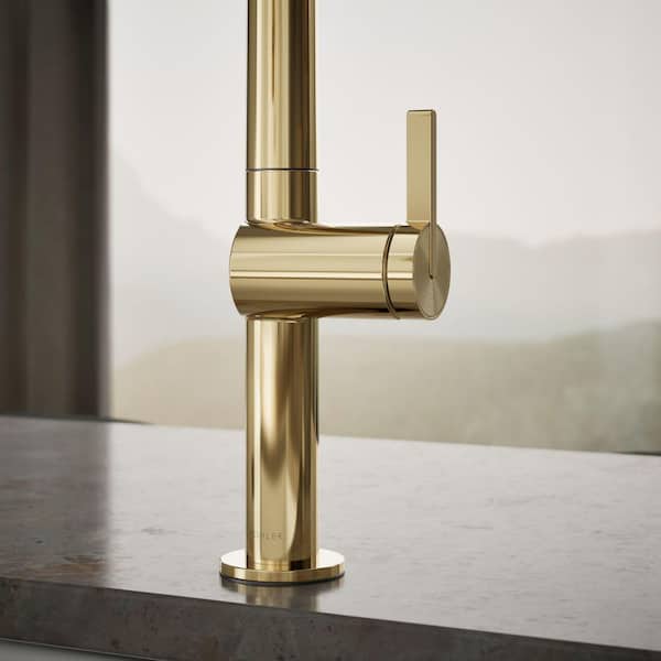 KOHLER Components 19.42 in. H Pull Down Sprayer Kitchen Faucet In