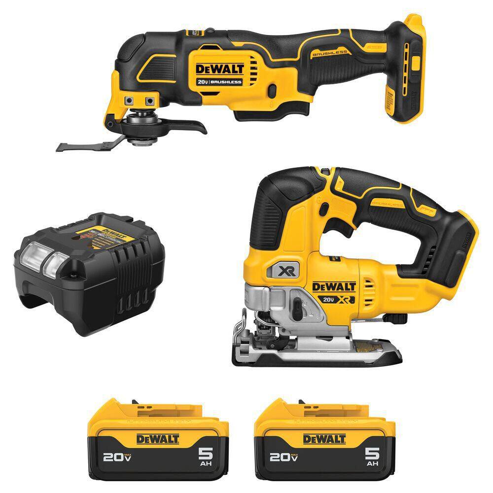 20V Lithium-Ion 2-Tool Cordless Combo Kit with (2) 5.0 Ah Batteries and Charger price history on PriceWatchPro