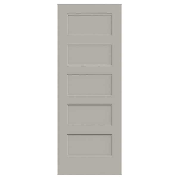 JELD-WEN 30 in. x 80 in. Conmore French Vanilla Paint Smooth Solid Core Molded Composite Interior Door Slab