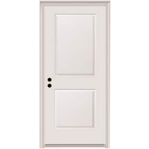 32 in. x 80 in. Carrara Right-Hand Primed Composite 20 Min. Fire-Rated House-to-Garage Single Prehung Interior Door