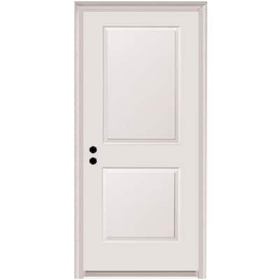 32 in. x 80 in. Carrara Right-Hand Primed Composite 20 Min. Fire-Rated House-to-Garage Single Prehung Interior Door